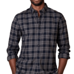 Banana Republic Factory Men's Slim Lightweight Flannel Shirt for $12 + free shipping w/ $50