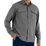 Guy Harvey Men's Cationic UPF Core Fishing Shirt for $14 + free shipping w/ $25