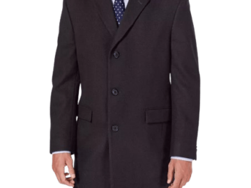 Nautica Men's Classic-Fit Batten Overcoat for $94 + free shipping