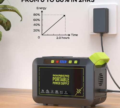 Stay connected and powered up with this Portable Power Station 24000mAh Camping Solar Generator 88Wh Battery Power for just $69.21 After Coupon (Reg. $119.99) + Free Shipping