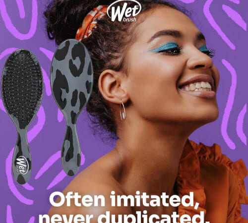 Wet Brush Original Detangler Hair Brush, Dark Gray Leopard $5.21 After Coupon (Reg. $10)