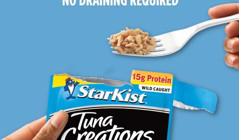 StarKist Tuna Creations 12-Pack Ranch Pouches as low as $8.82 Shipped Free (Reg. $15) – $0.74/2.6-Oz Pouch