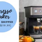 Best Buy | Stainless Espresso Maker $60 (Reg. $120)