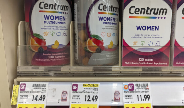 Centrum Vitamins As Low As $6.99 At Kroger (Regular Price $14.49)