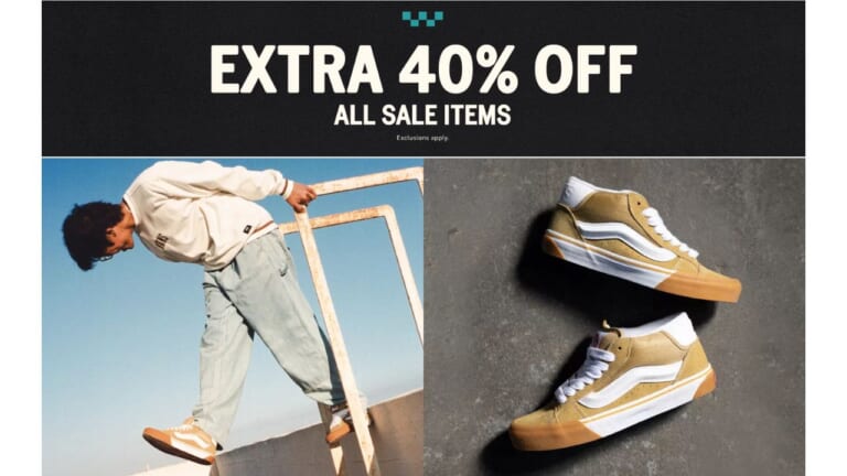 VANS | Extra 40% Off All Sale Items + Free Shipping