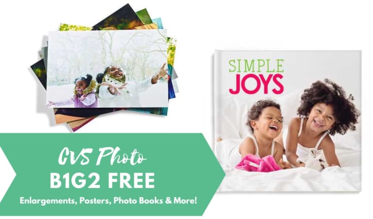 CVS Photo | B1G2 Free Enlargements, Photo Books & More!