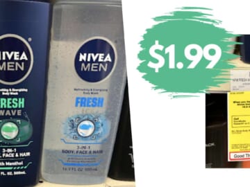 $1.99 Nivea Men Body Wash at CVS