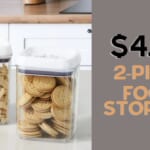 Walmart | 2-Piece Storage Container Set Only $4.98 (reg. $9.98)