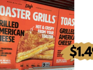 $1.49 Lily’s Toaster Grills Sandwiches (reg. $4.99)