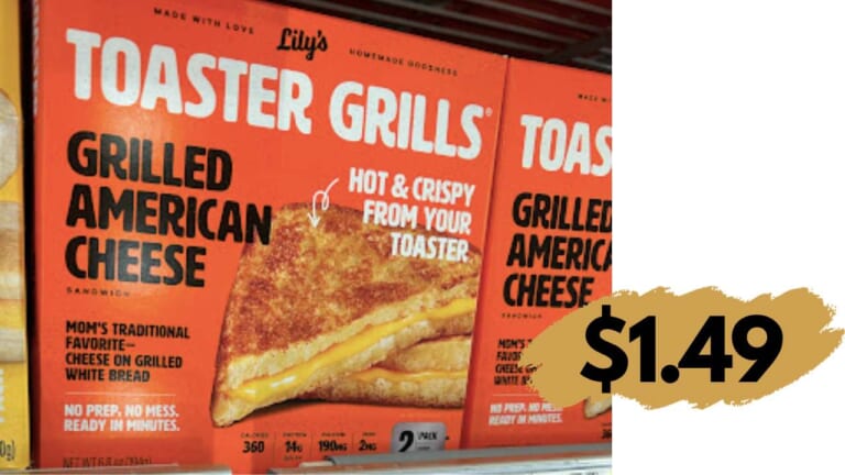 $1.49 Lily’s Toaster Grills Sandwiches (reg. $4.99)