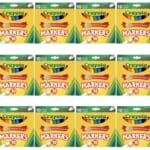 Crayola Broad Line Markers Bulk, 12 Marker Packs with 10 Colors