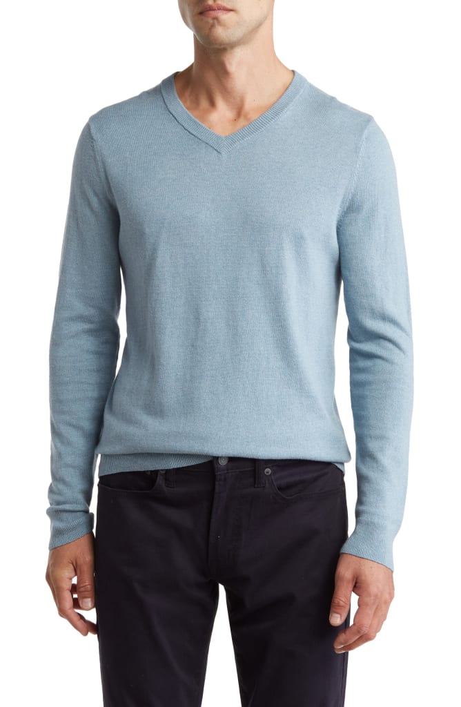 14th & Union Men's Cotton Cashmere Blend Sweater for $15 + free shipping w/ $89