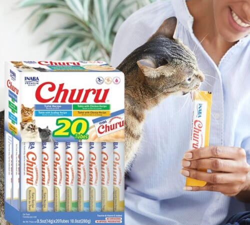 Churu Squeezable Creamy Puree Cat Treat, Tuna Variety Box, 20-Tubes as low as $8.61 After Coupon (Reg. $20) + Free Shipping – 43¢/Tube