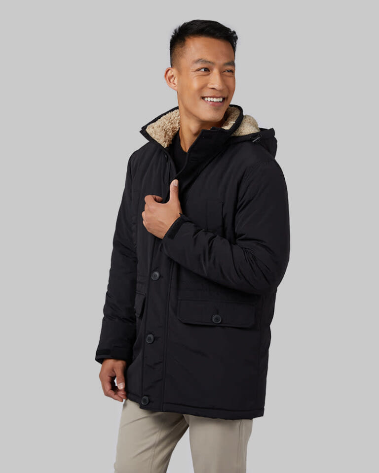 32 Degrees Men's Commuter Tech Sherpa-Lined Parka for $32 + free shipping