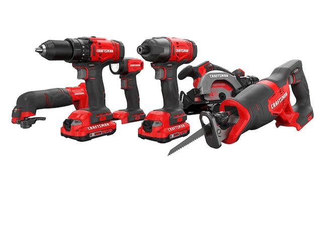 Craftsman V20 6-Tool 20V Max Power Tool Combo Kit for $199 + free shipping