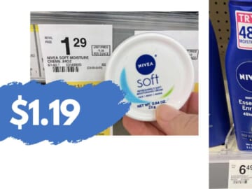 $1.19 Nivea Essentially Enriched Lotion & Creme Tin at Walgreens