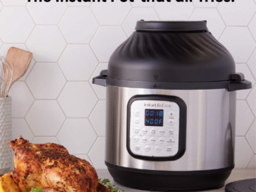 Instant Pot Duo Crisp 11-in-1 Air Fryer and Electric Pressure Cooker Combo, 8 Qt $69.99 Shipped Free (Reg. $200)