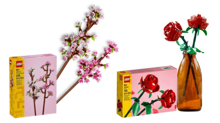 LEGO Roses Building Set $12.97 & More Deals