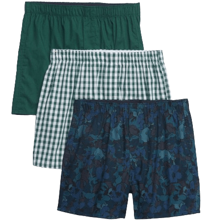 Gap Factory Gap Facory Men's 4" Boxers 3-Pack for $10 in cart + free shipping w/ $50