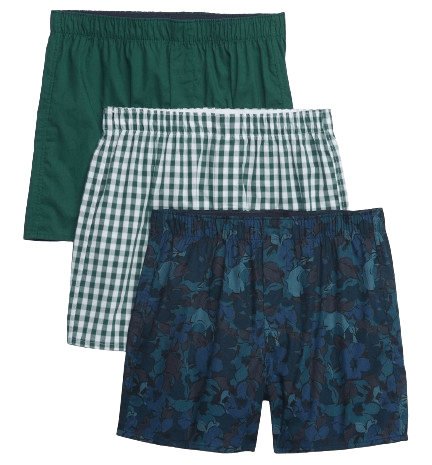 Gap Factory Gap Facory Men's 4" Boxers 3-Pack for $10 in cart + free shipping w/ $50