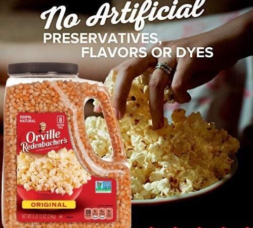 Orville Redenbacher’s Original Gourmet Yellow Popcorn Kernels, 5-Pound as low as $9.49 Shipped Free (Reg. $27.68)