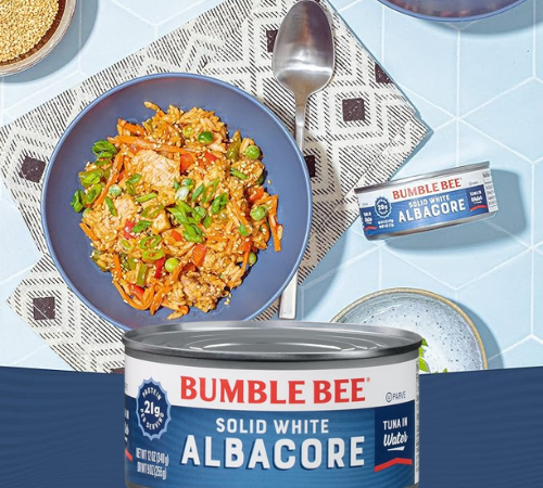 Bumble Bee 12-Pack Solid White Albacore Tuna in Water, 12 oz Cans as low as $40.75 Shipped Free (Reg. $53.28) – $3.40/Can