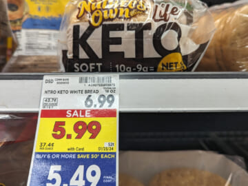 Nature’s Own Keto White Bread As Low As $2.99 At Kroger