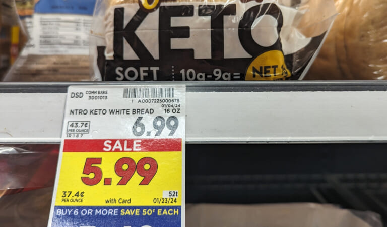 Nature’s Own Keto White Bread As Low As $2.99 At Kroger