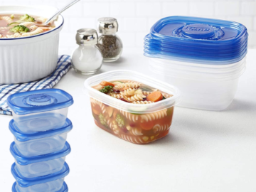 5-Pack GladWare Soup & Salad Medium Rectangle Food Storage Container with Lid $3.59 (Reg. $8) – 72¢/ 24 Oz Container + Lid