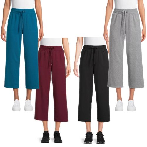 Athletic Works Women’s Wide Leg Cropped Pants $6.48 (Reg. $9.98) – 4-Colors, XXL