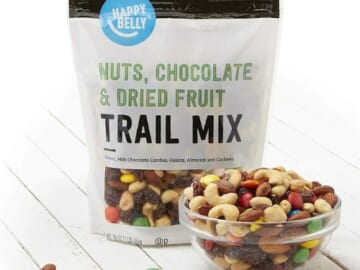 Happy Belly Nuts, Chocolate & Dried Fruit Trail Mix as low as $5.33 Shipped Free (Reg. $8.02)