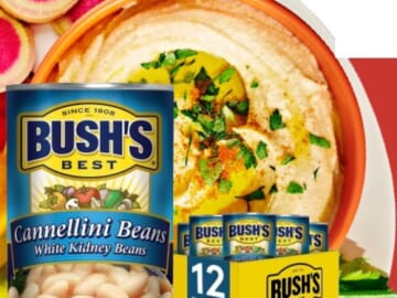 Bush’s Best Canned Cannellini Beans, 12-Pack as low as $10.20 Shipped Free (Reg. $15.36) – 85¢/Can – Low Fat, Gluten Free