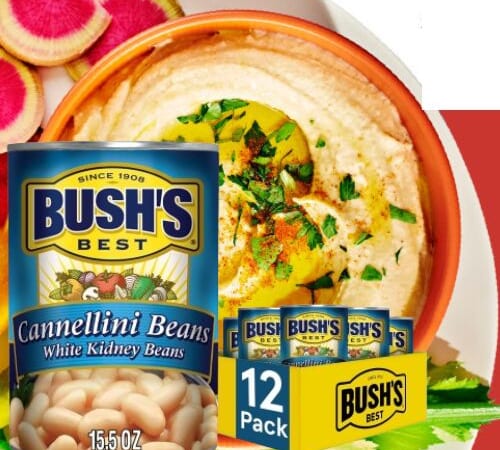 Bush’s Best Canned Cannellini Beans, 12-Pack as low as $10.20 Shipped Free (Reg. $15.36) – 85¢/Can – Low Fat, Gluten Free