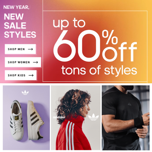 adidas: Score 25% off tons of sale adidas products now with code exclusive code HOTDEAL