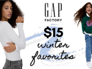 Gap Factory Winter Sale | 50-70% Off + Extra 10% Off