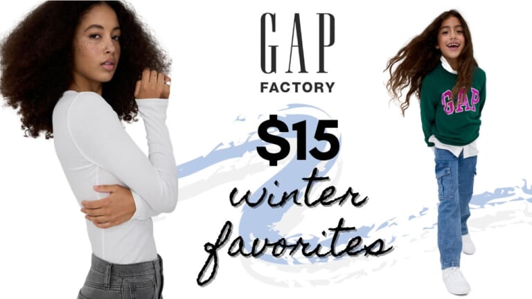 Gap Factory Winter Sale | 50-70% Off + Extra 10% Off