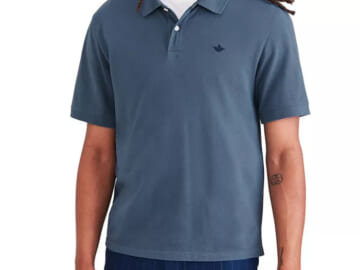 Dockers Men's Icon Slim-Fit Embroidered Logo Polo Shirt for $24 + free shipping w/ $25