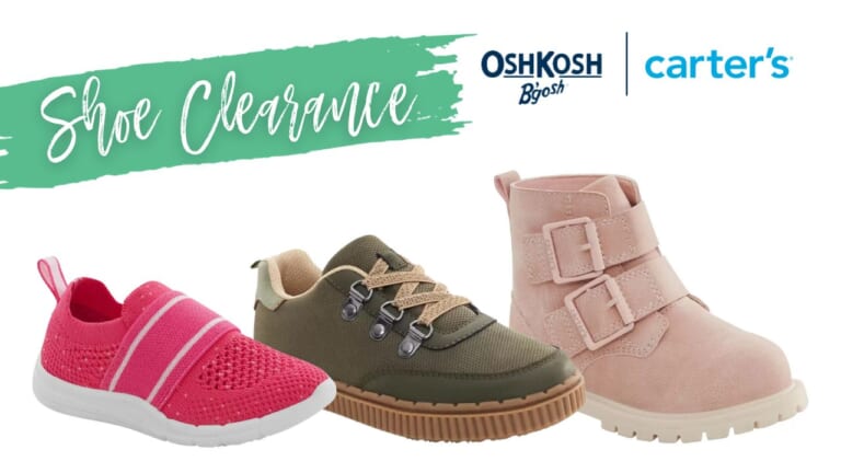 OshKosh & Carter’s Shoe Clearance | Starting at $2.39!