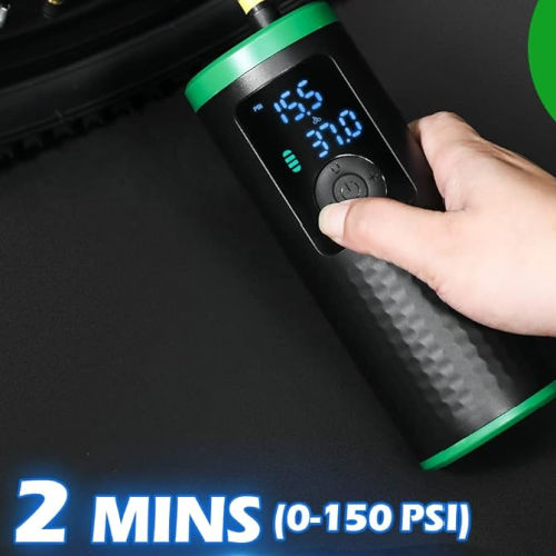 Portable Air Compressor Tire Inflator,150PSI  $20.35 After Code (Reg. $37) + Free Shipping – Cordless, Includes Bag