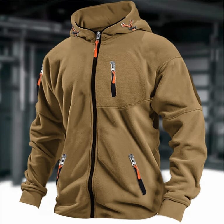 Rogoman Men's Full-Zip Hoodie for $16 + $5 s&h