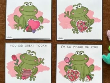 Free Printable Lunch Box Notes for Valentine's Day