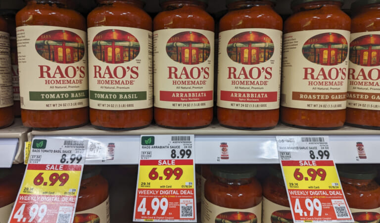 Grab The Jars Of Rao’s Pasta Sauce For Just $4.99 At Kroger (Regular Price $8.99)