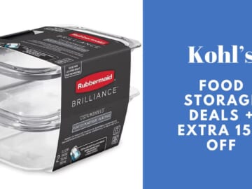 Kohl’s | Food Storage Sets On Sale + Extra 15% Off