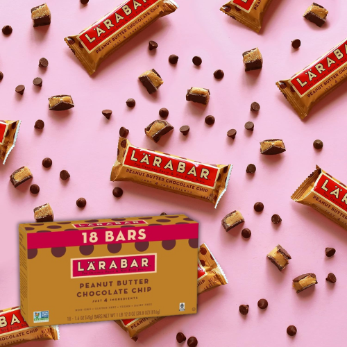 Larabar 18-Count Peanut Butter Chocolate Chip Fruit & Nut Bars as low as $11.96 Shipped Free (Reg. $19) – 66¢/Bar