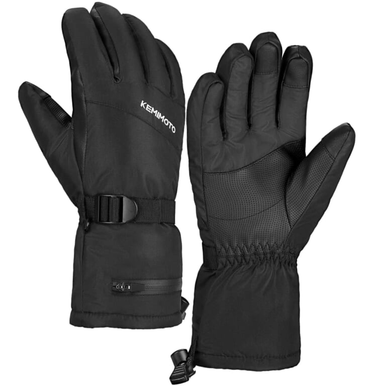 Kemimoto Touchscreen Ski Gloves for $15 + free shipping