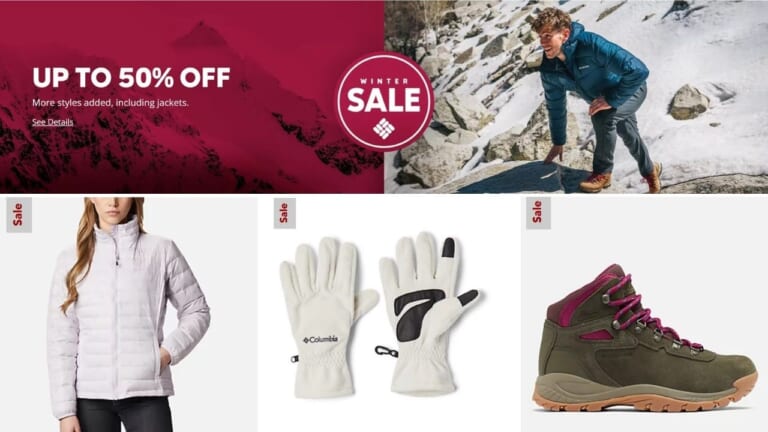 Columbia Annual Winter Sale | Up to 50% off Top Items