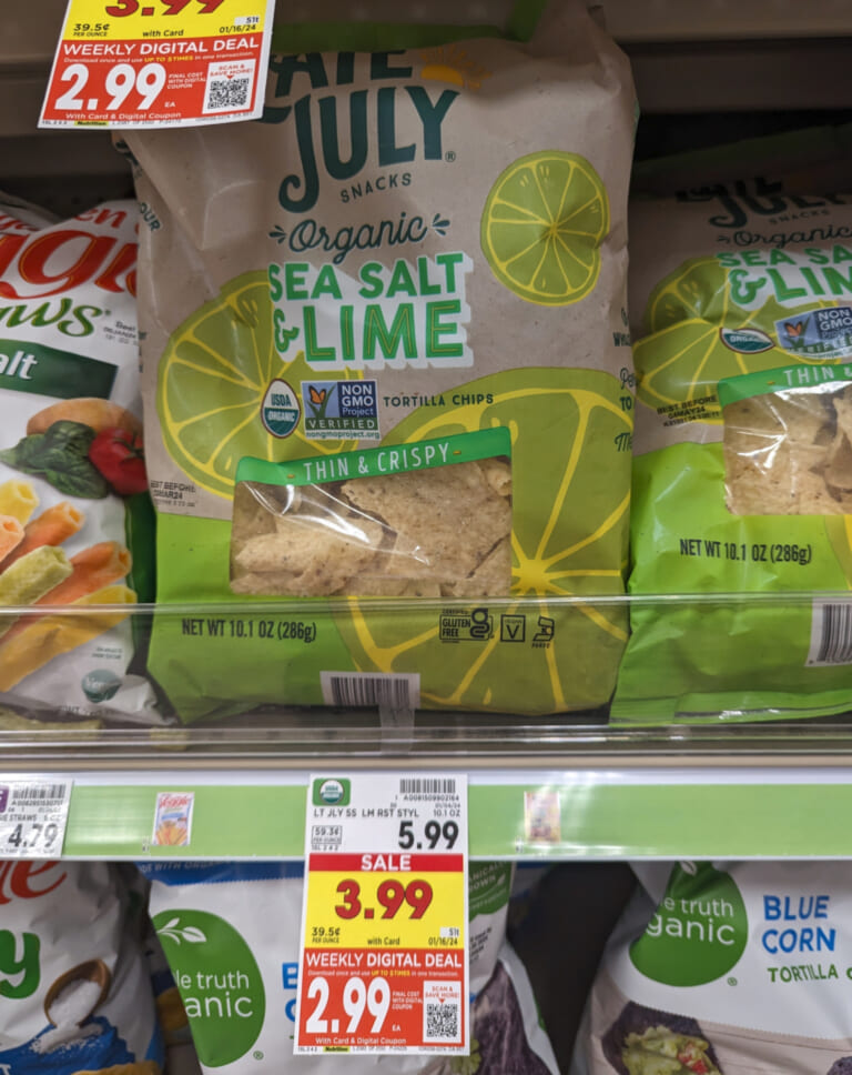 Late July Chips Just $2.99 Per Bag At Kroger