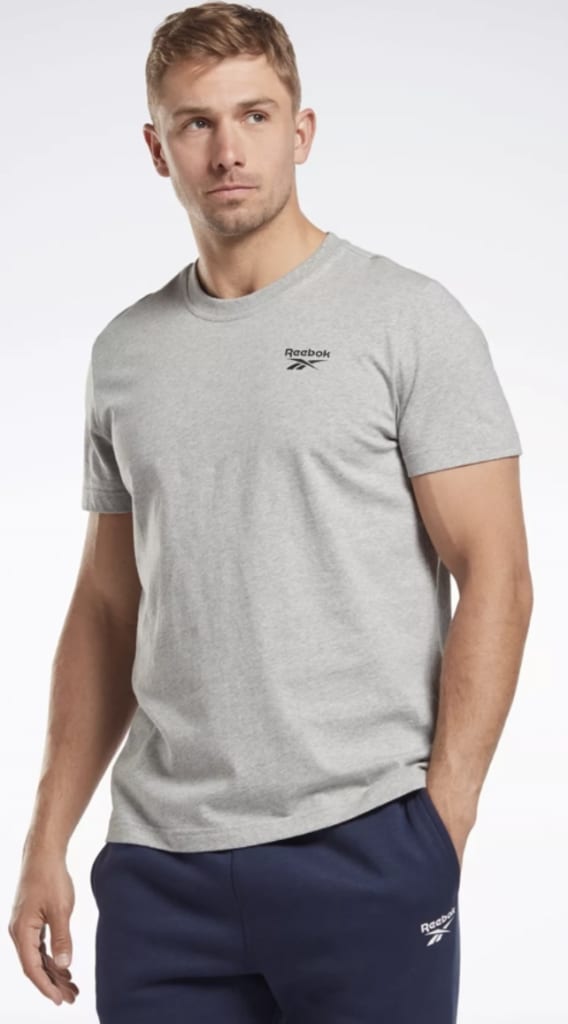 Reebok Men's Identity Classics T-Shirt for $10 + free shipping