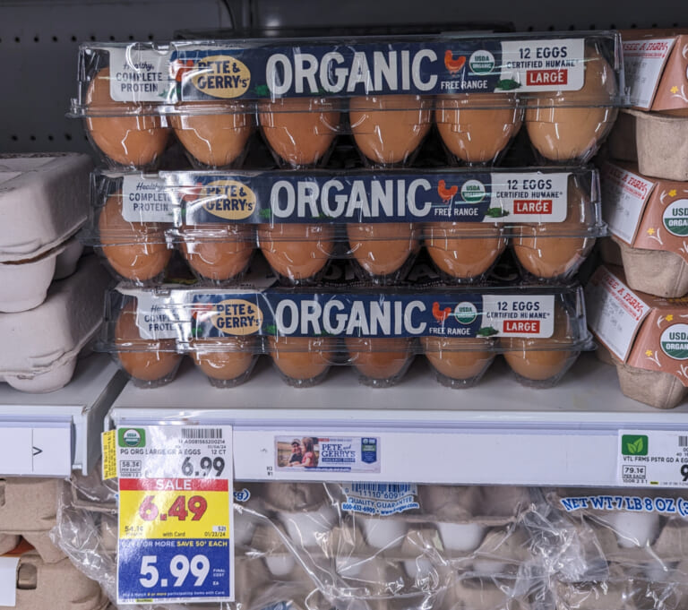 Pete And Gerry’s Organic Eggs As Low As $4.99 At Kroger