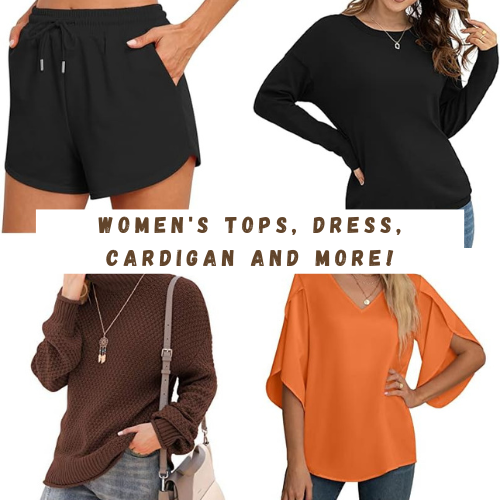 Women’s Tops, Dress, Cardigan and more from $18.39 (Reg. $22.99+)